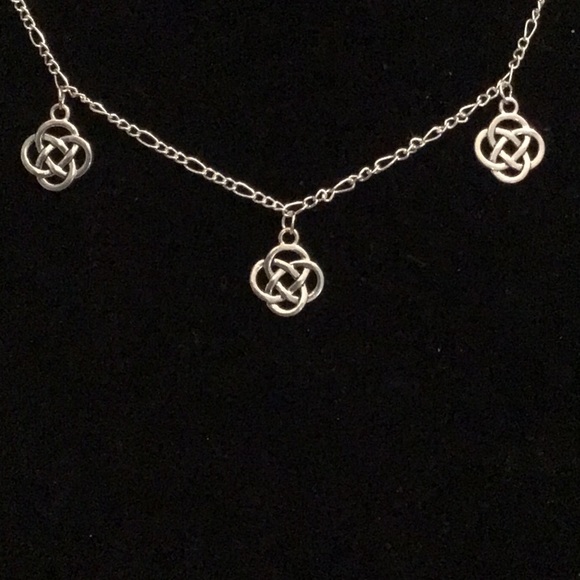 Celtic Cross Necklace and Earring Set - Picture 3 of 3